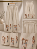 JORIXO Zaria Pistachio Mist Artistic Co-Ord Set