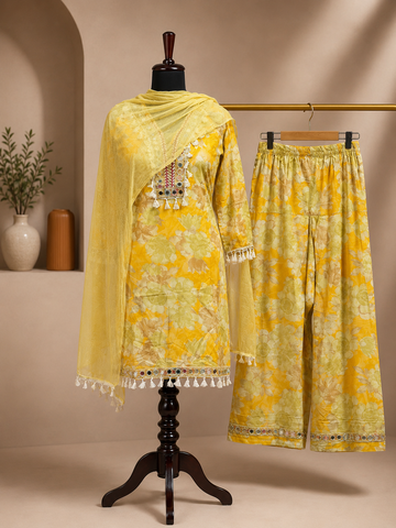 JORIXO Gulnaar Sunehri Farshi Suit Set