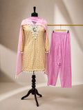JORIXO Noor-E-Gul Pink Farshi Suit Set