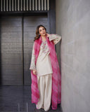 Elara Cream Blush Farsi Suit Set