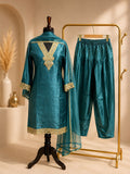 Aafreen Teal Grace Suit Set