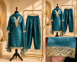 Aafreen Teal Grace Suit Set